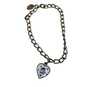 Park Lane Gold Tone Heart Charm Bracelet